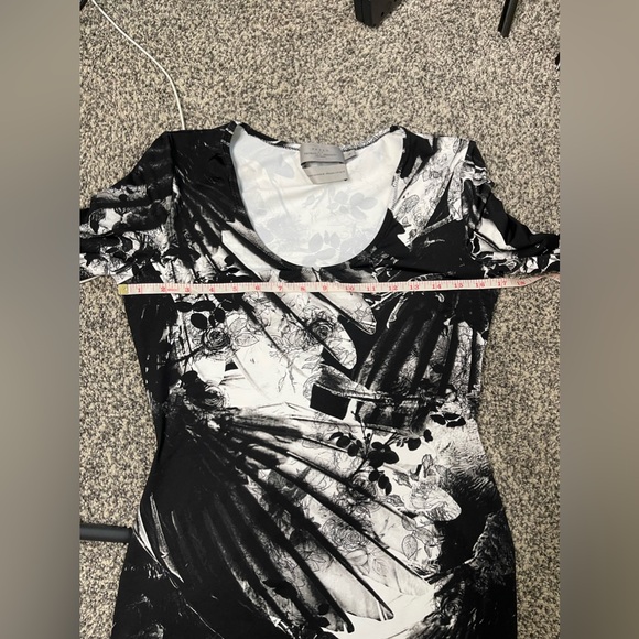 Preen By Thornton Bregazzi Black and White Floral Print Dress
Sz S Goth Designer - Picture 9 of 12